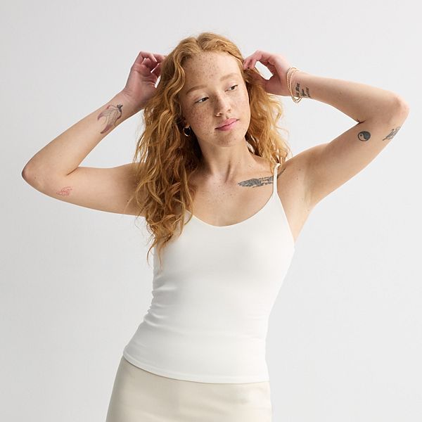 Juniors' SO® V-Neck Cotton Modal Cami