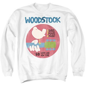 Men's Woodstock Deconstructed Poster Graphic Sweatshirt