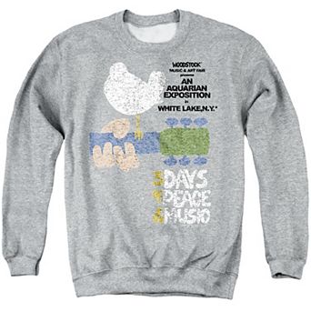 Men's Woodstock 3 Days Of Peace Graphic Sweatshirt