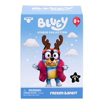 Bluey Studio Collection Frozen Bandit Exclusive Collectible Figure