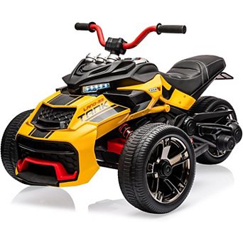 12V Kids Electric 3-Wheel Ride-On Truck with Remote Control,2 Speeds Up to 7 MPHToy Vehicle