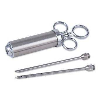 RSVP International Endurance Stainless Steel Marinade Injector with 2 Tips
