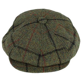 Epoch Hats Company Men's Berteil Wool Tweed Newsboy Cap