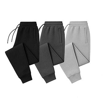 Men's 3 Pack Ultra Soft Fleece Joggers Cozy & Comfortable Sweatpants