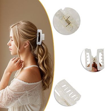 3Pcs Hair Caw Clips, Acetic Acid Hair Clips, Large Hair Barrettes