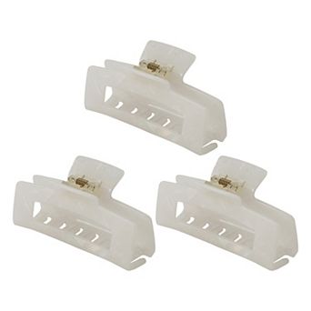 3 pc Hair Caw Clips, Acetic Acid Hair Clips, Large Hair Barrettes