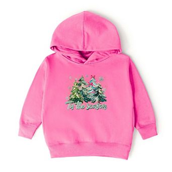Tis The Season Painted Trees - Toddler Hoodie