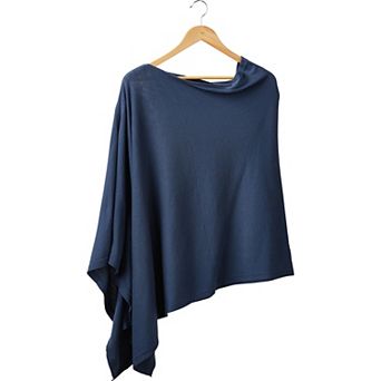 Hadley Wren Solid Cotton Poncho