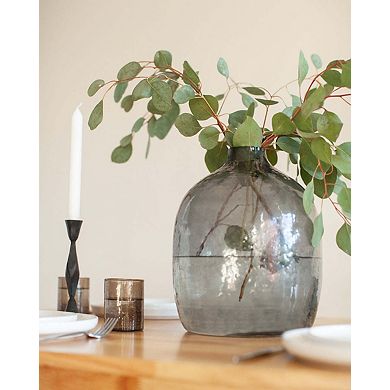 Handblown Hammered Glass Hebron Vase