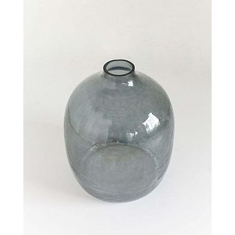 Handblown Hammered Glass Hebron Vase