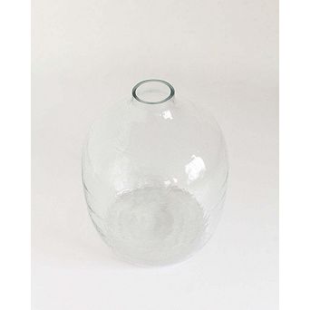 Handblown Hammered Glass Hebron Vase
