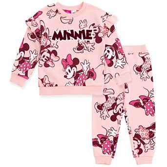 Disney Minnie Mouse Fleece Sweatshirt & Pants Set