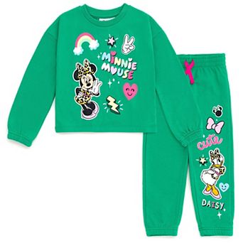 Disney Minnie Mouse Fleece Sweatshirt & Pants Set