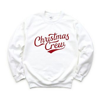 Christmas Crew Cursive - Women's Graphic Sweatshirt
