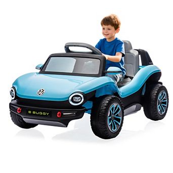 12V Licensed Volkswagen Kids Electric Car with Parental Remote Control Ride-On Toy for Toddlers 3+