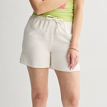 Juniors' SO® Crepe Pull-On Shorts