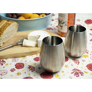 RSVP International Endurance Stainless Steel Stemless Cocktail Sets