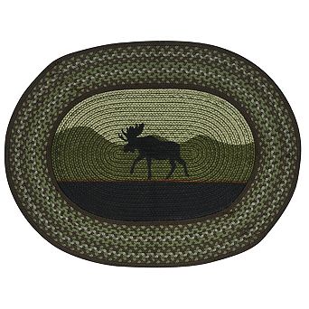 Park Designs Moose Braided Indoor Rug 32" X 42"