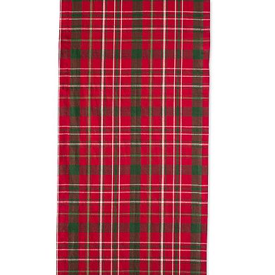 DII Christmas Plaid Table Runner