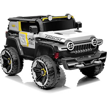 2-Seater 12V Ride-On Truck, 4WD, Remote Control & Spring Suspension