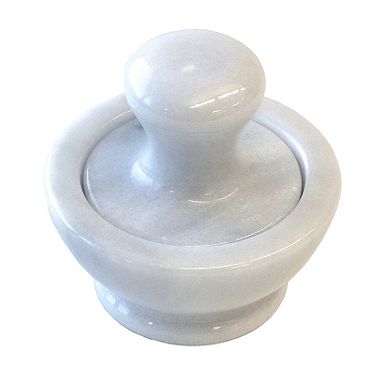 RSVP International Marble Spice Grinder - White