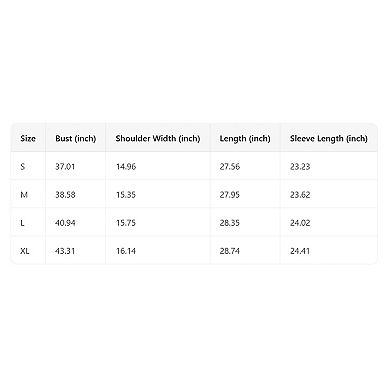 Women's Longline Tailored Blazer Notch Lapel Slim Fit Suit Jacket