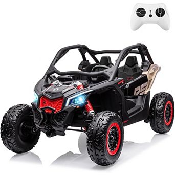 Can-Am 2-Seater 24V Kids UTV,4WD, 4x200W Motors & Parent Remote