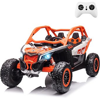 Can-Am 2-Seater 24V Kids UTV,4WD, 4x200W Motors & Parent Remote