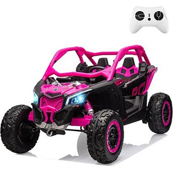 Can-Am 2-Seater 24V Kids UTV,4WD, 4x200W Motors & Parent Remote