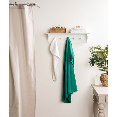 DII Women's Shower Wrap, Emerald