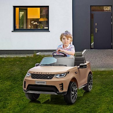 12V Licensed Land Rover Kids Ride-On Car w/ Parental Remote & LED Lights