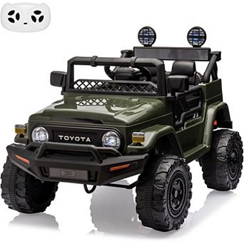 Toyota Licensed 12V Kids Electric Truck, Parent Remote Control & LED Lights