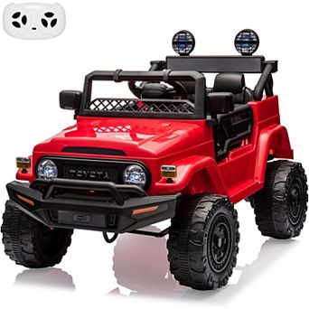 Toyota Licensed 12V Kids Electric Truck, Parent Remote Control & LED Lights
