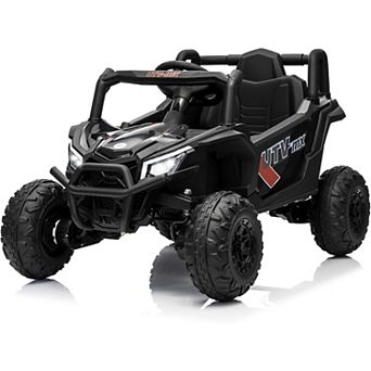 12V Kids 4WD/2WD Ride-On UTV Truck with Remote Control, Bluetooth & LED Lights