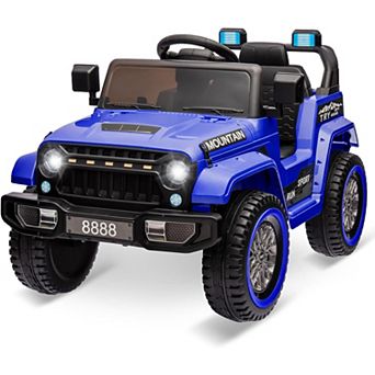 12V Kids Electric Ride-On Truck w/ Remote Control, LED Lights, Music & Horn