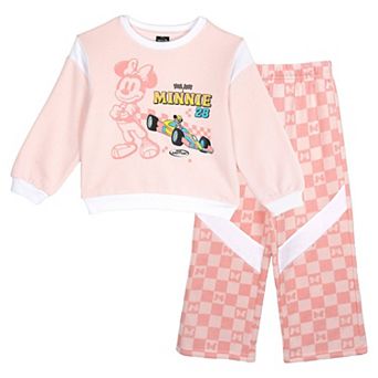 Disney's Minnie Mouse 2 pc Fleece Sweatshirt and Pants Set