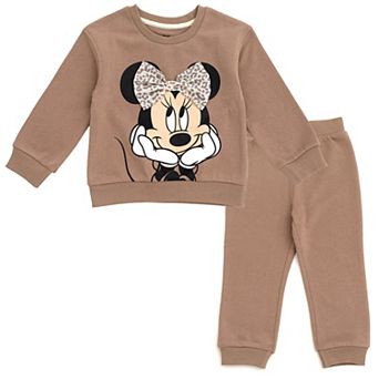 Disney's Minnie Mouse 2 pc Fleece Sweatshirt and Pants Set