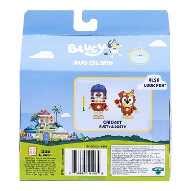 Bluey Rug Island 2-Piece Action Figure Set