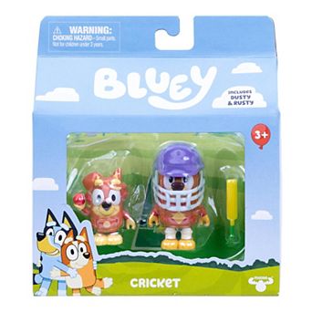 Bluey Rusty & Dusty 2 pc Cricket Action Figure Set