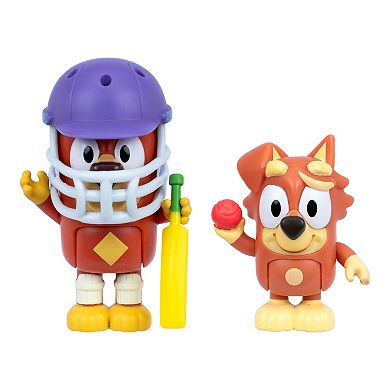 Bluey Rusty & Dusty 2-Piece Cricket Action Figure Set