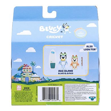 Bluey Rusty & Dusty 2-Piece Cricket Action Figure Set