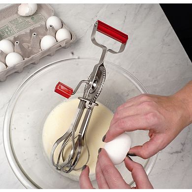 RSVP International Endurance® Antique Egg Beater - Red