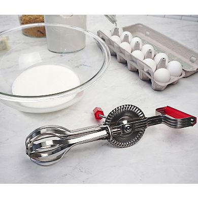 RSVP International Endurance® Antique Egg Beater - Red