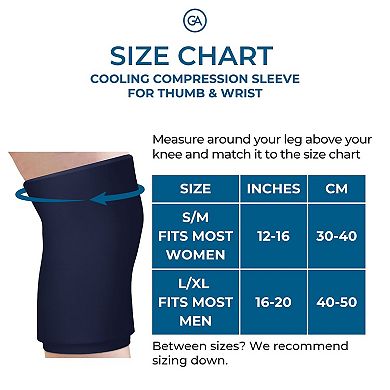 Cooling Compression Sleeve For Knee