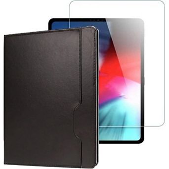 SAHARA - Business Folio Case Tempered Glass Screen - iPad Pro 12.9" (4th, 5th, and 6th