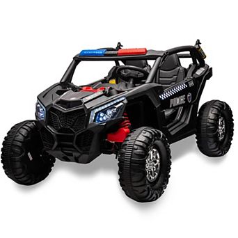 24V Kids 2-Seater Electric Ride-On UTV with Remote Control, 4WD, 4 Shock Absorbers,MP3 Player
