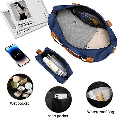 5-Piece Hardside Spinner Luggage Set Expandable Suitcases with Duffel Bags