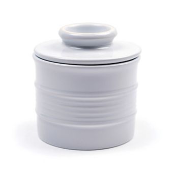 RSVP International Stoneware Butter Pot - White