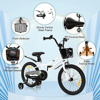 16 Inch Kids Bike with Removable Training Wheels