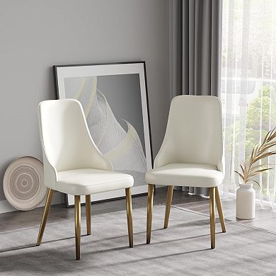 Modern Upholstered Dining Chairs Set of 2